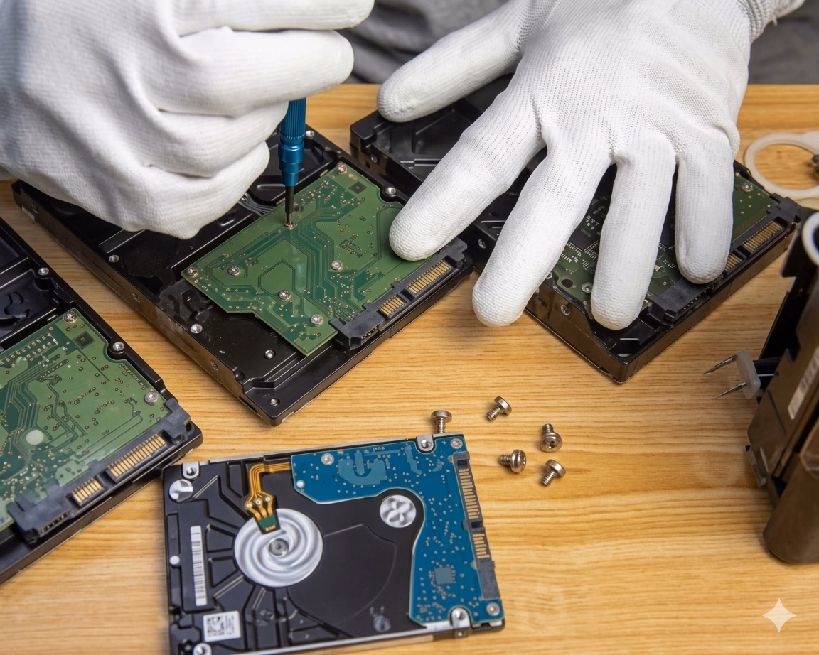 KP Computer data recovery service for failed hard drives and important files